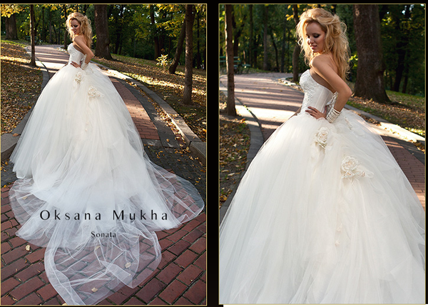 Дизайнерское свадебное платье от Oksana Mukha 3